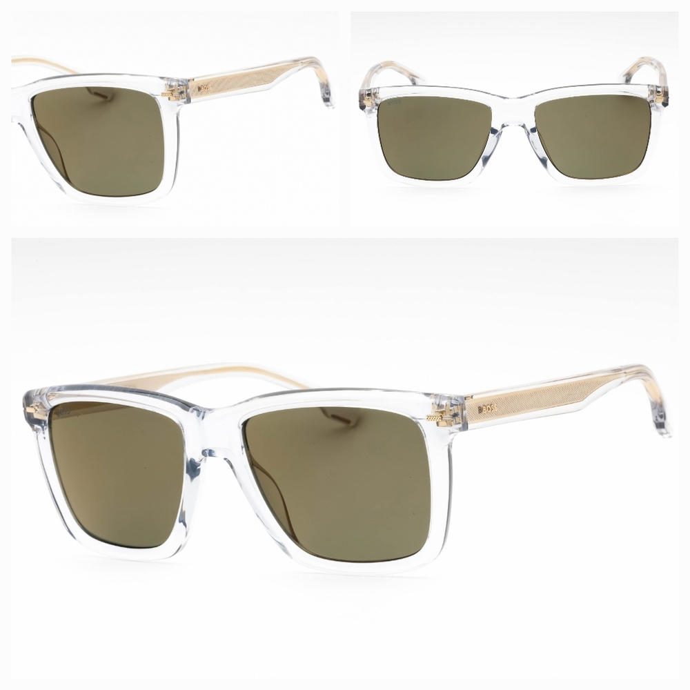 HUGO BOSSBOSS 1317/S Clear and Tan Sunglasses